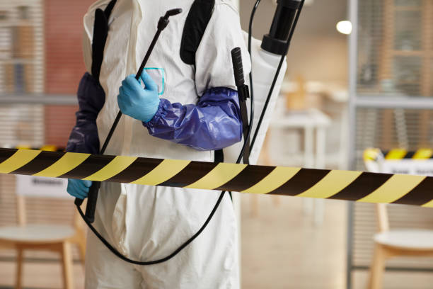 Professional Biohazard Cleanup technician working in Sea Girt, NJ